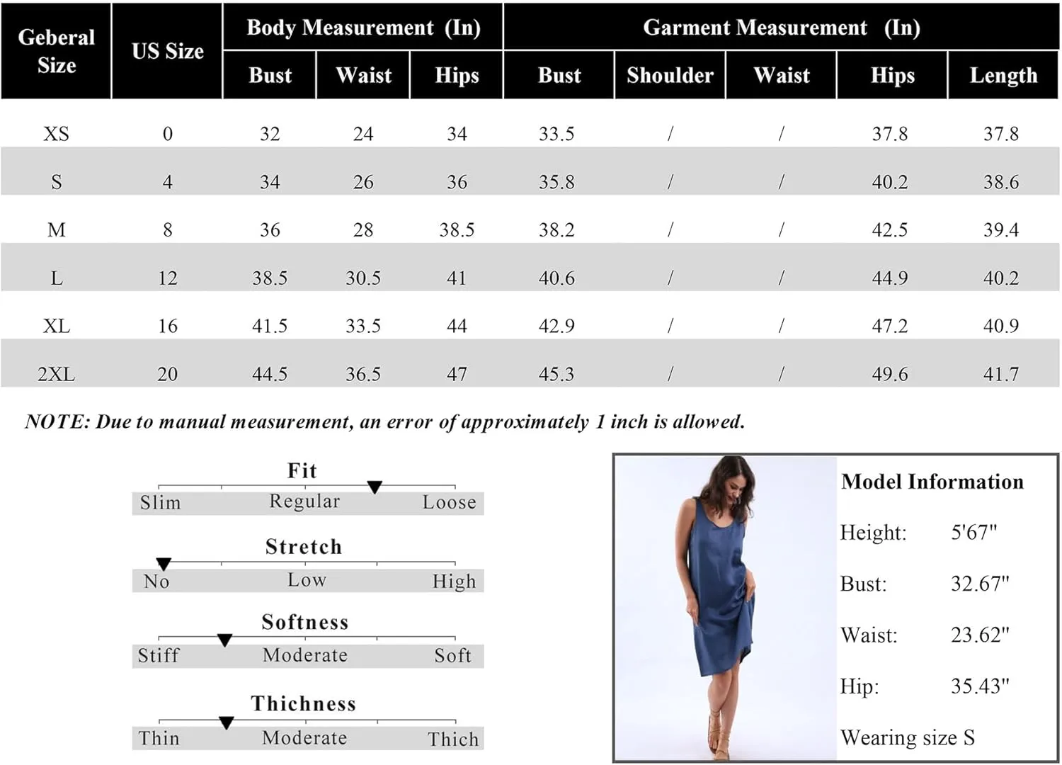 Amazhiyu Women's 100% Linen Summer Casual Sleeveless Midi Tank Dresses with Pockets