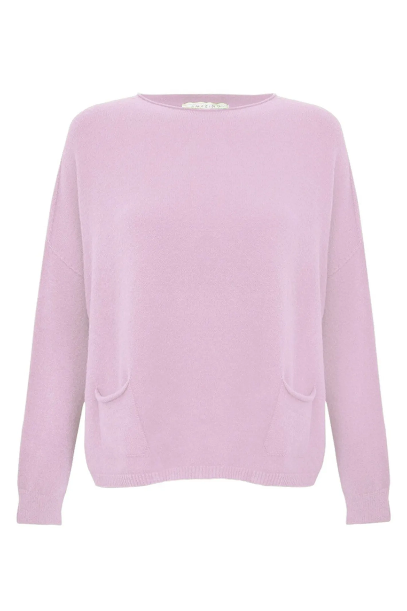 Amazing Woman Jodie Fine Knit 2 Front Pocket Jumper