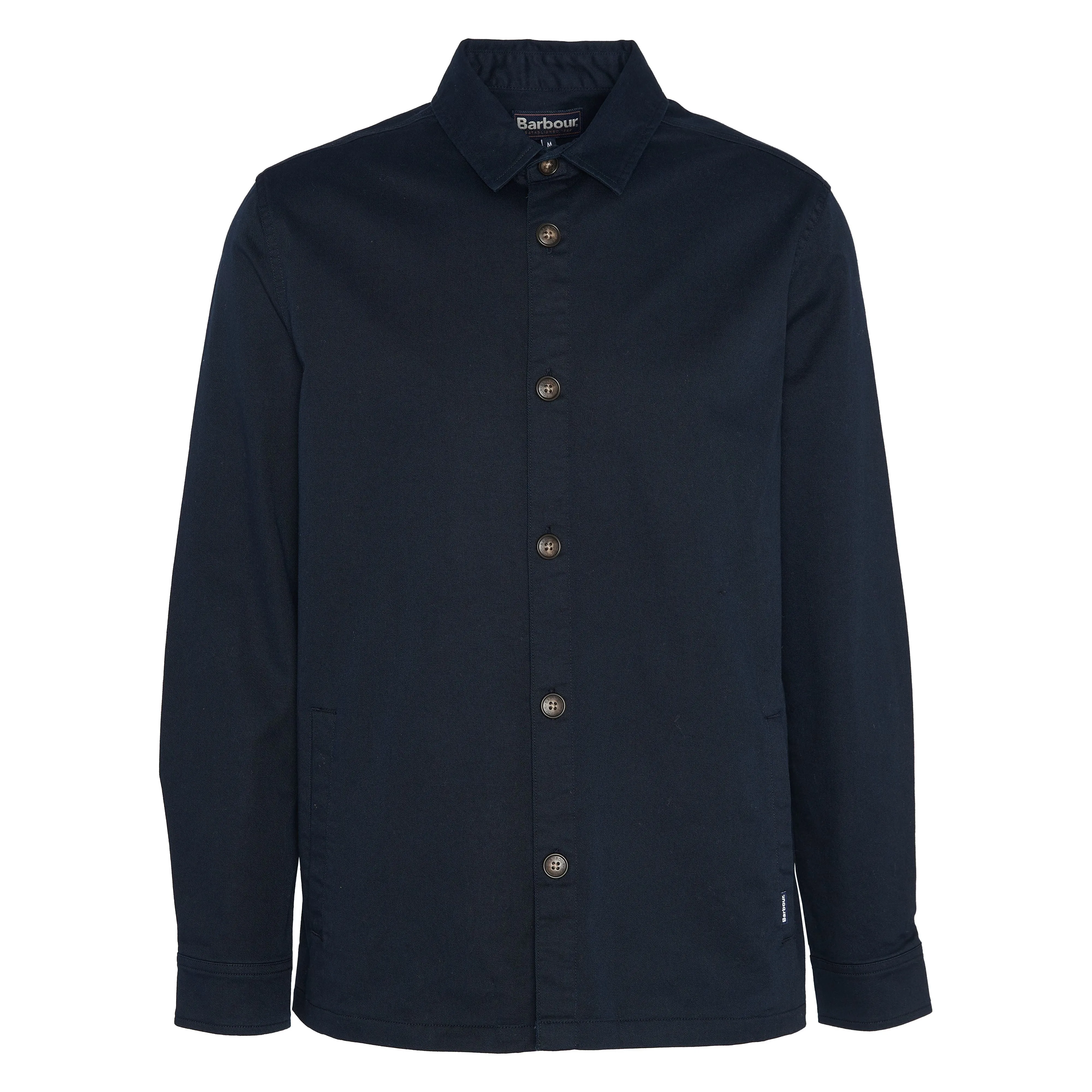 Barbour Mens Ruxton Overshirt Dark Navy