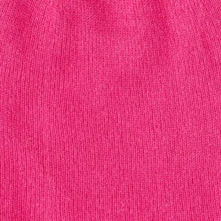 Cashmere Shaker Pullover - Fuchsia