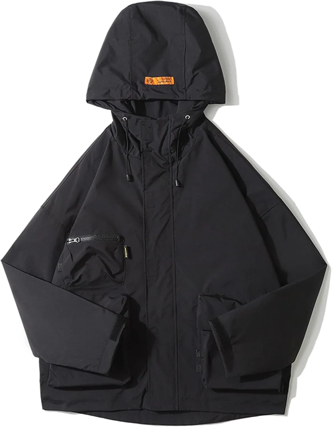 Casual Techwear Gothic Clothes Cyberpunk Jacket Windbreaker Streetwear Jackets Zipper Tactical Hooded for Men