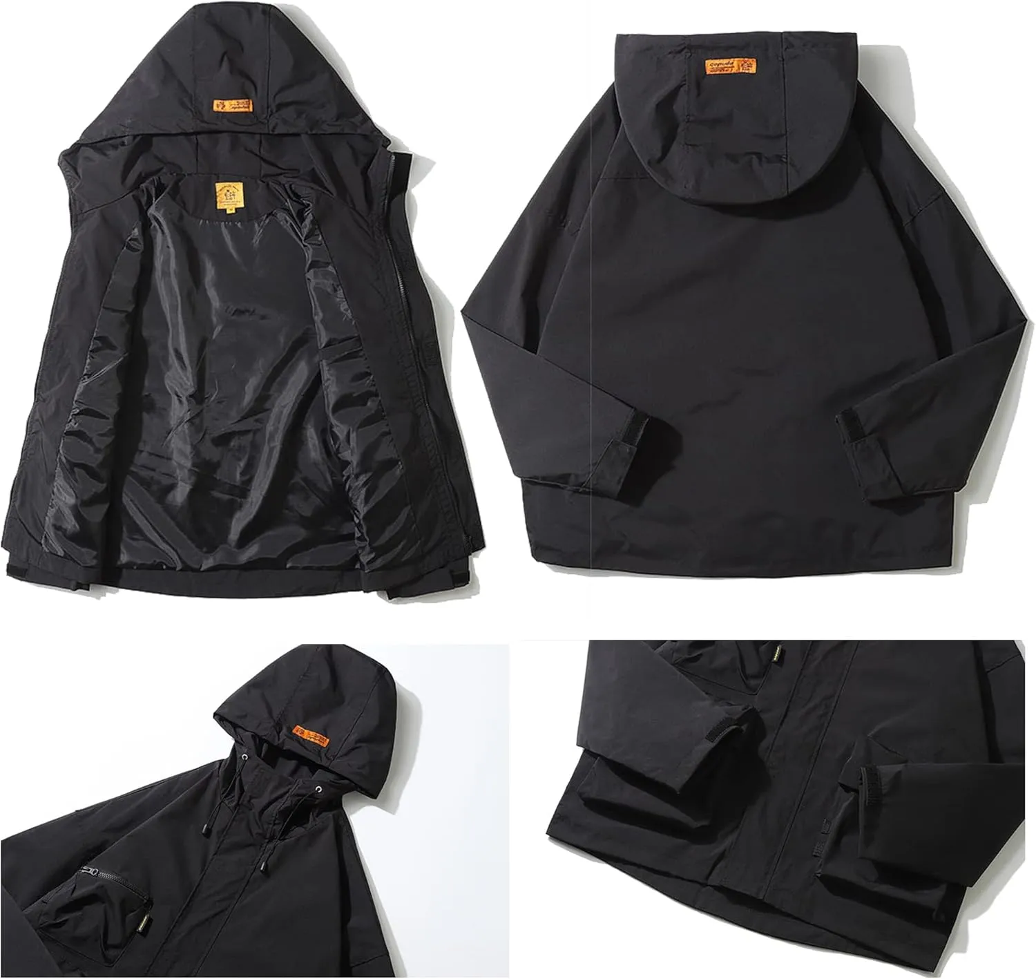 Casual Techwear Gothic Clothes Cyberpunk Jacket Windbreaker Streetwear Jackets Zipper Tactical Hooded for Men