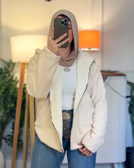 Cozy Ribbed Zip-Up Jacket