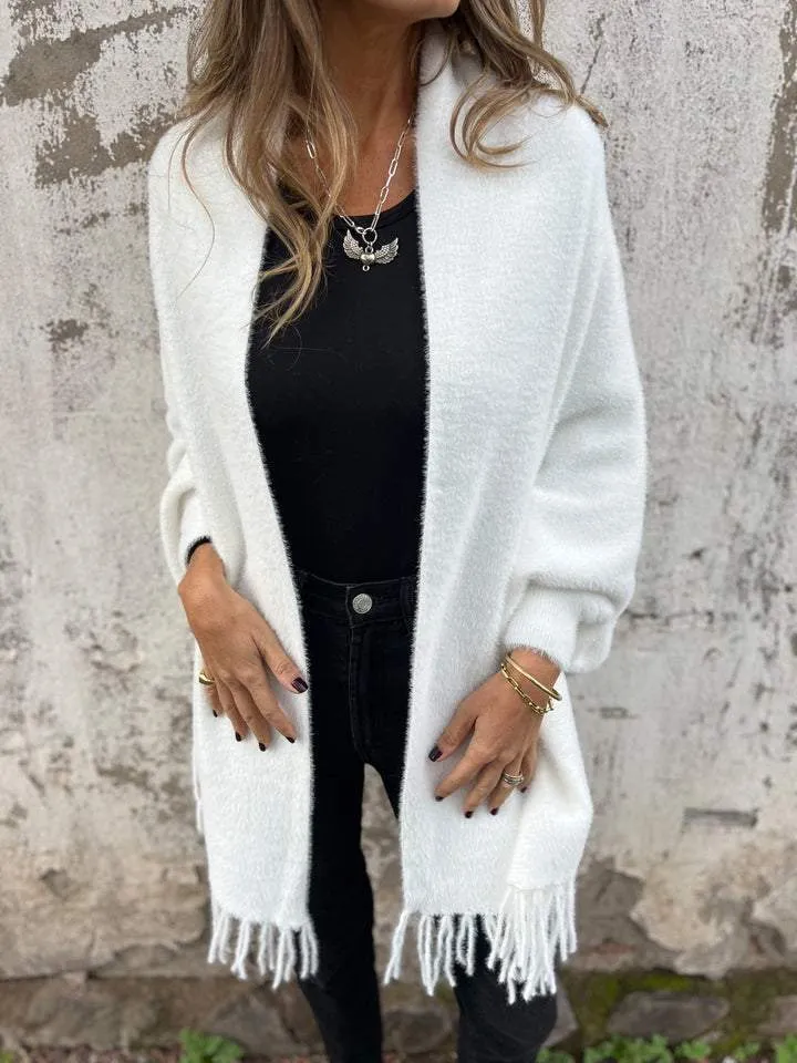 Elena | Elegant Wrap Sweater with Long Sleeves
