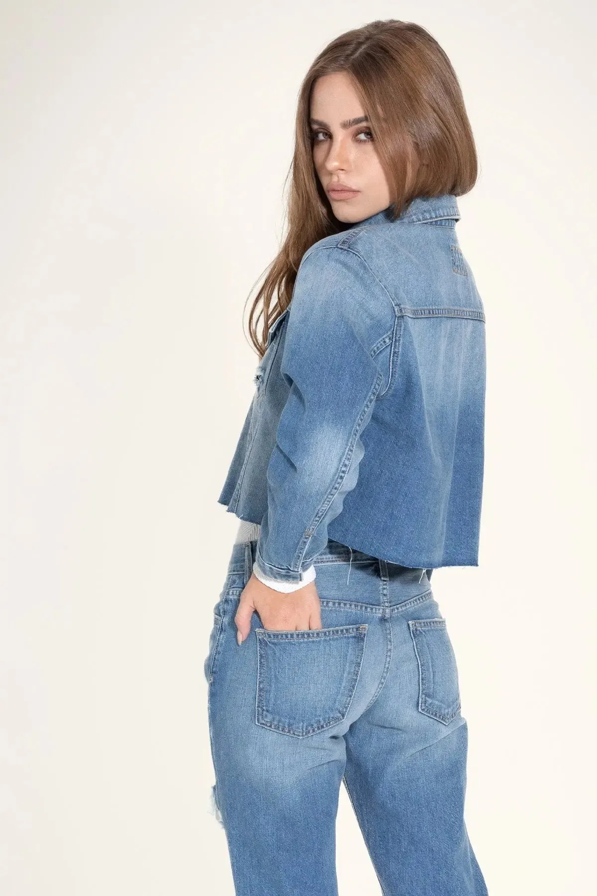 Fashionable Oversized Crop Pixie Jacket for Effortless Chic