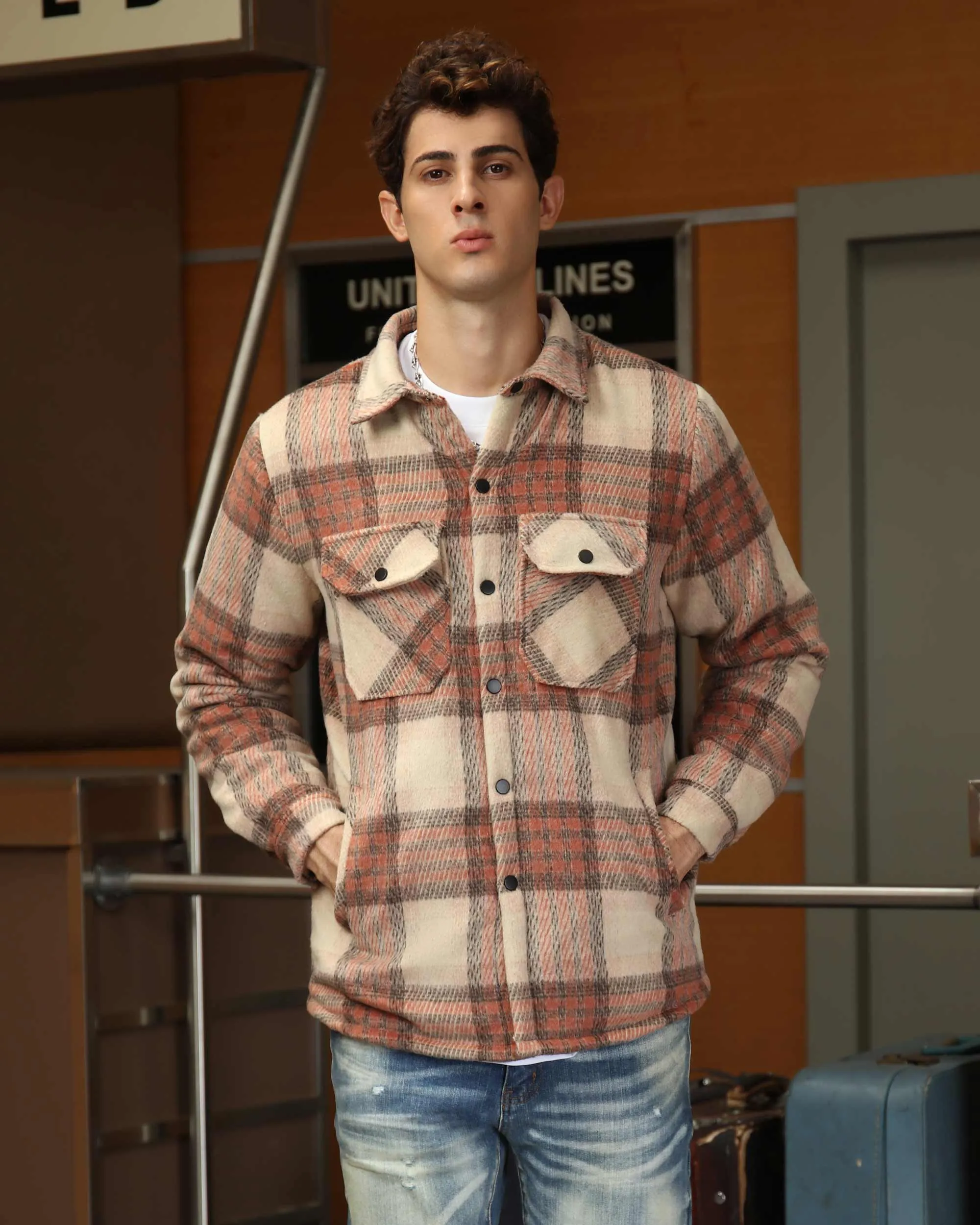 Flannel Plaid Jacket - Warm and Cozy