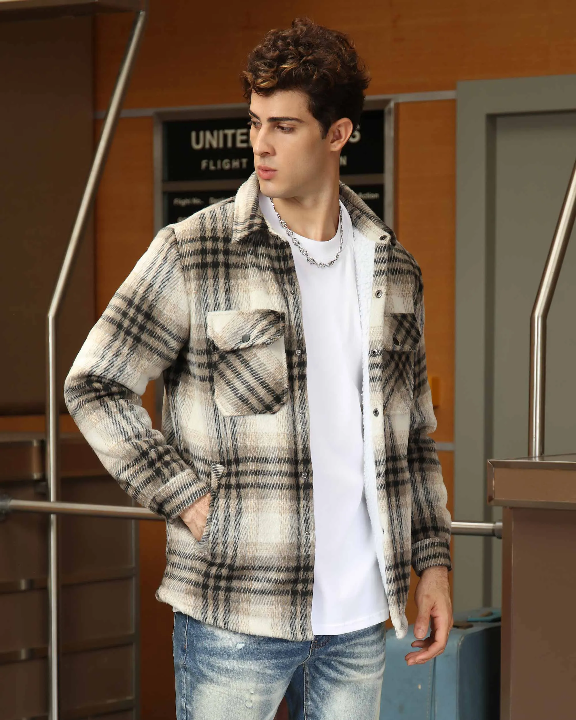 Flannel Plaid Jacket - Warm and Cozy