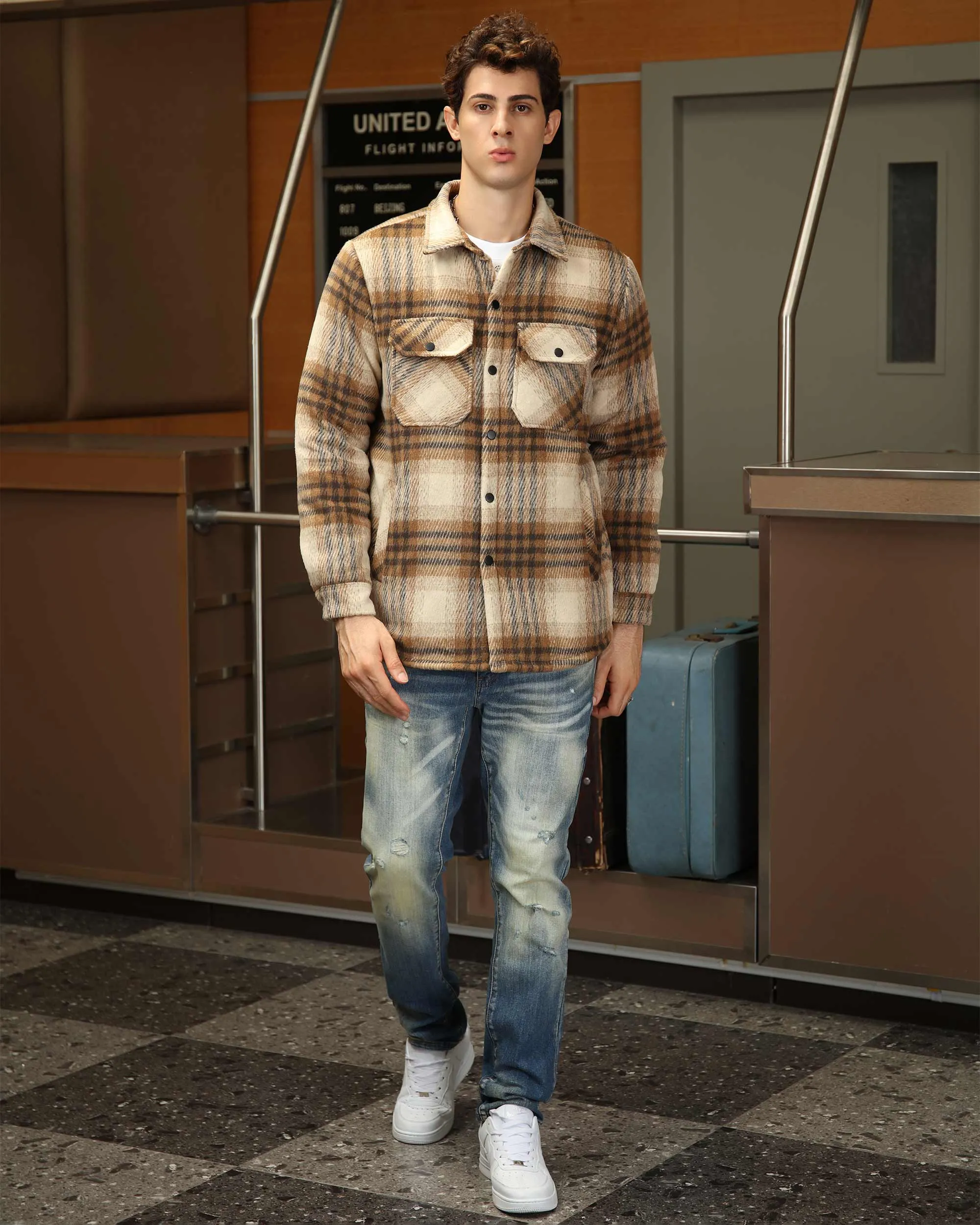 Flannel Plaid Jacket - Warm and Cozy