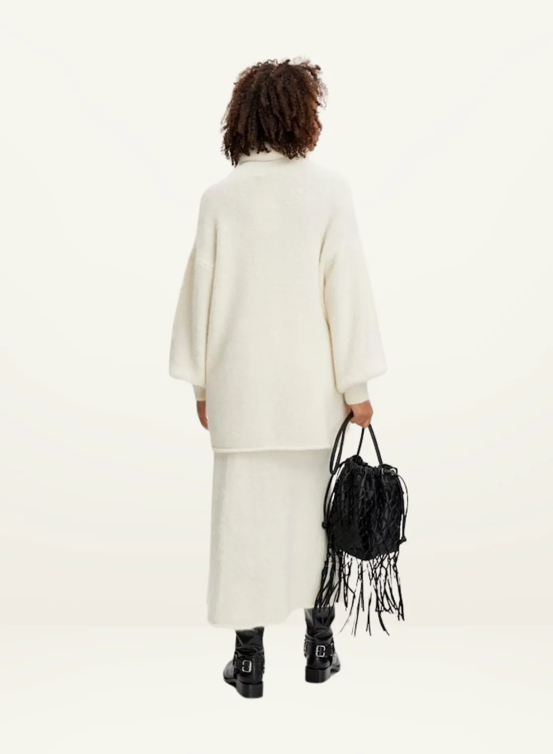 Gestuz Posiagz Skirt in IVORY