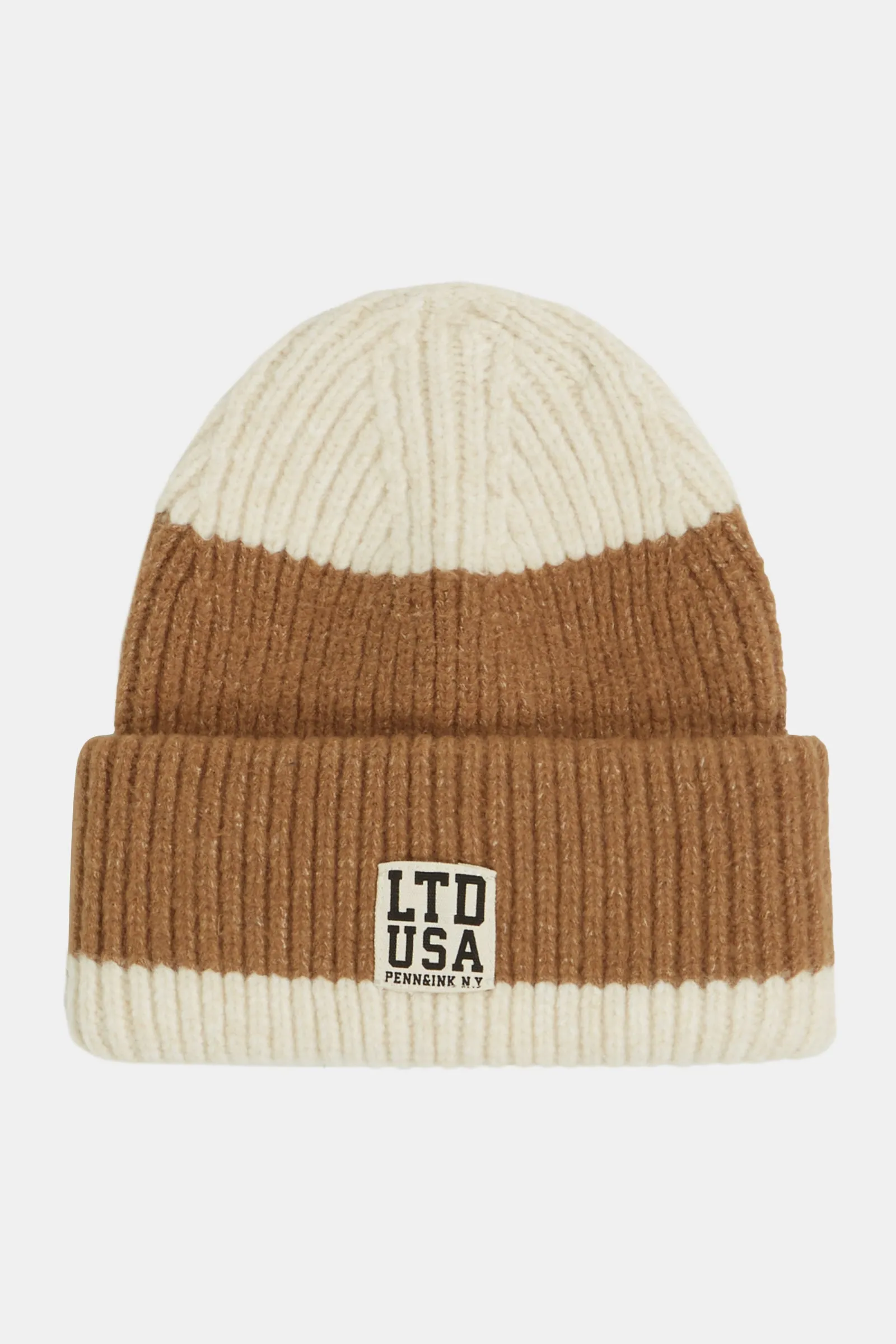 HAT STRIPE (W24B306LTD) CREAM - BIZON