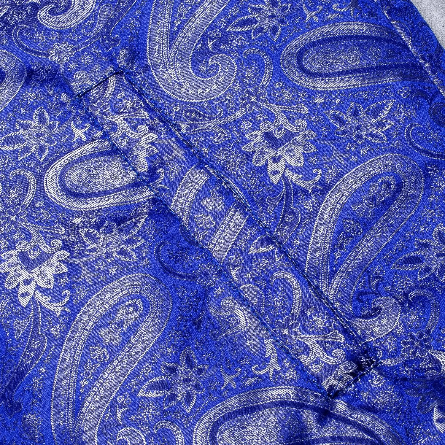 Hi-Tie Paisley Jackets for Men Lightweight Windbreaker Jacket Zipper Coat with Pockets