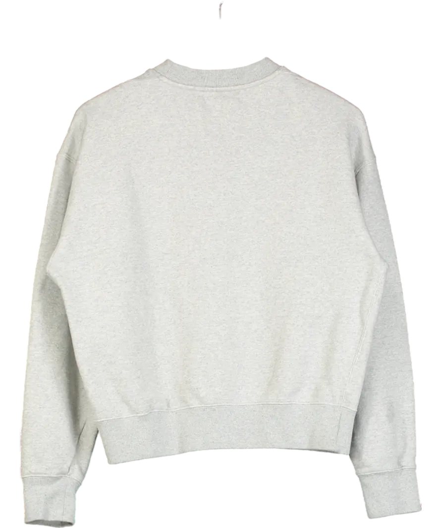 Jil Sander Grey Small Logo Sweatshirt UK XS