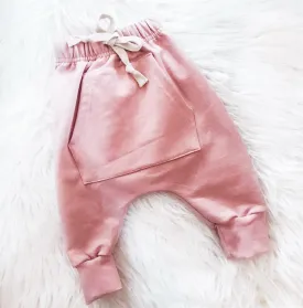 Kids Harem Pocket Jogger - Dusty Rose
