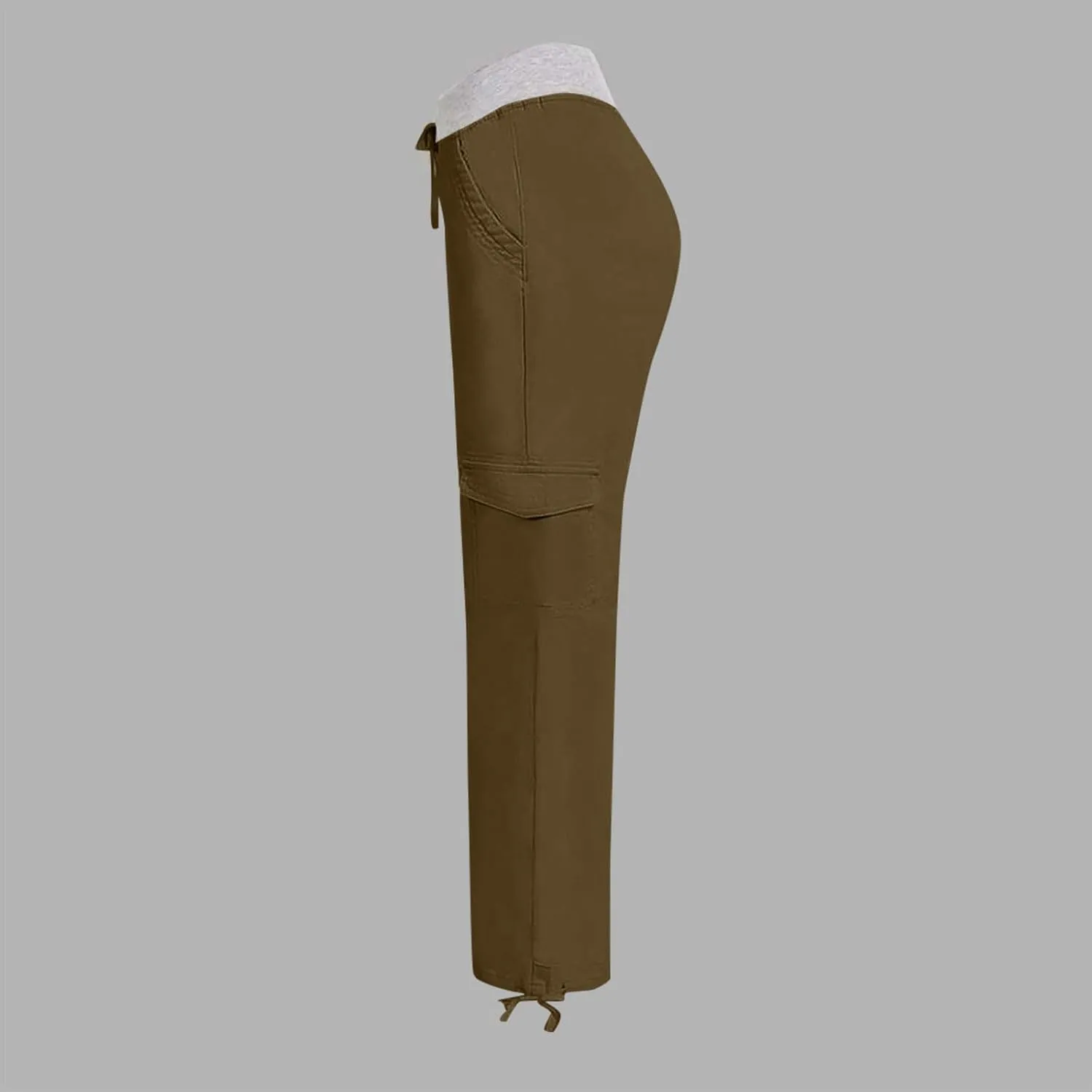 Low Rise Pants for Women, Cargo Pants Women, Casual, Drawstring, Straight Leg, Hiking Pants, Y2k, Trendy Trousers