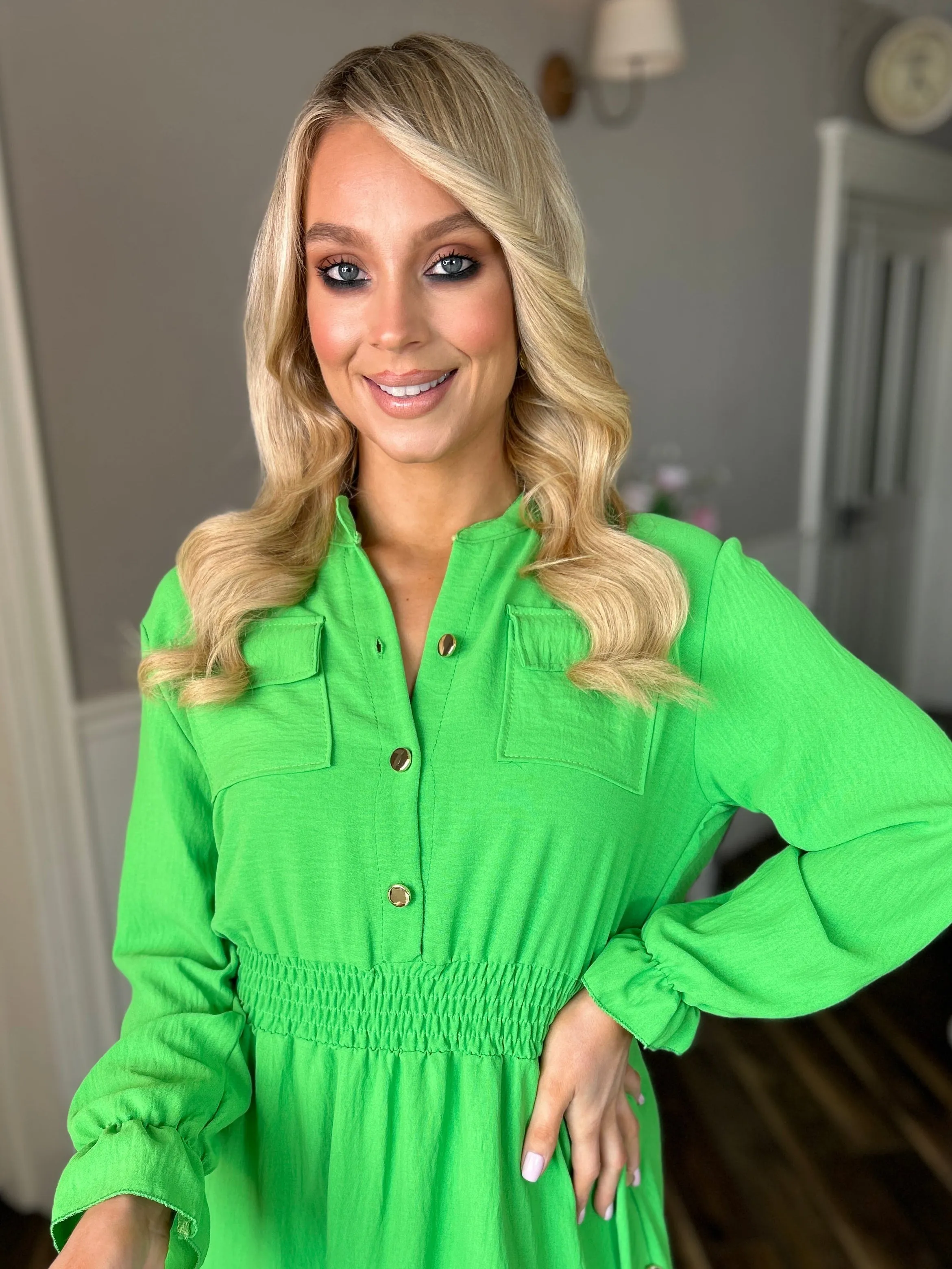 Malary Green Dress