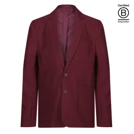 Maroon unisex Performa eco school blazer