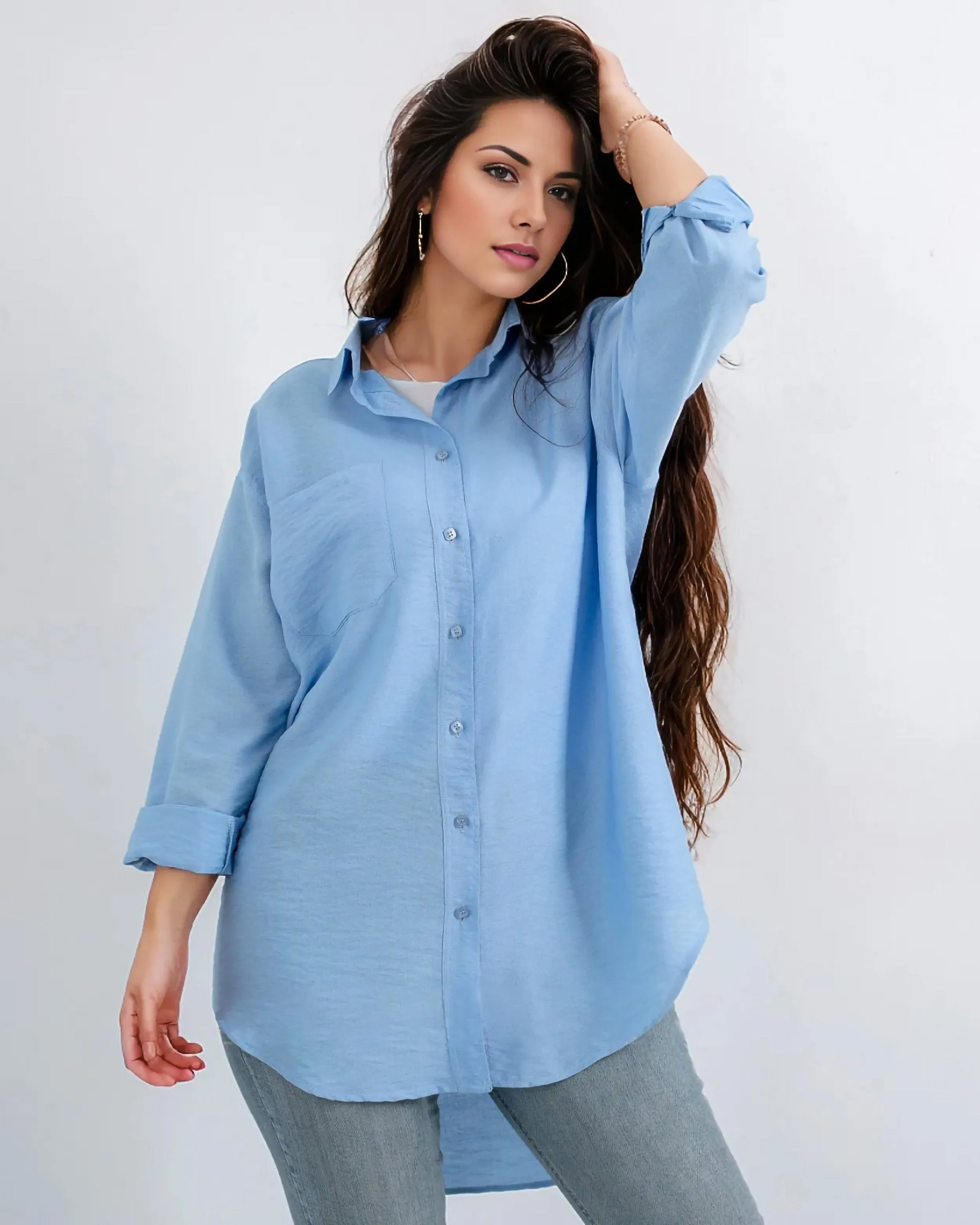 Oversized Linen Shirt