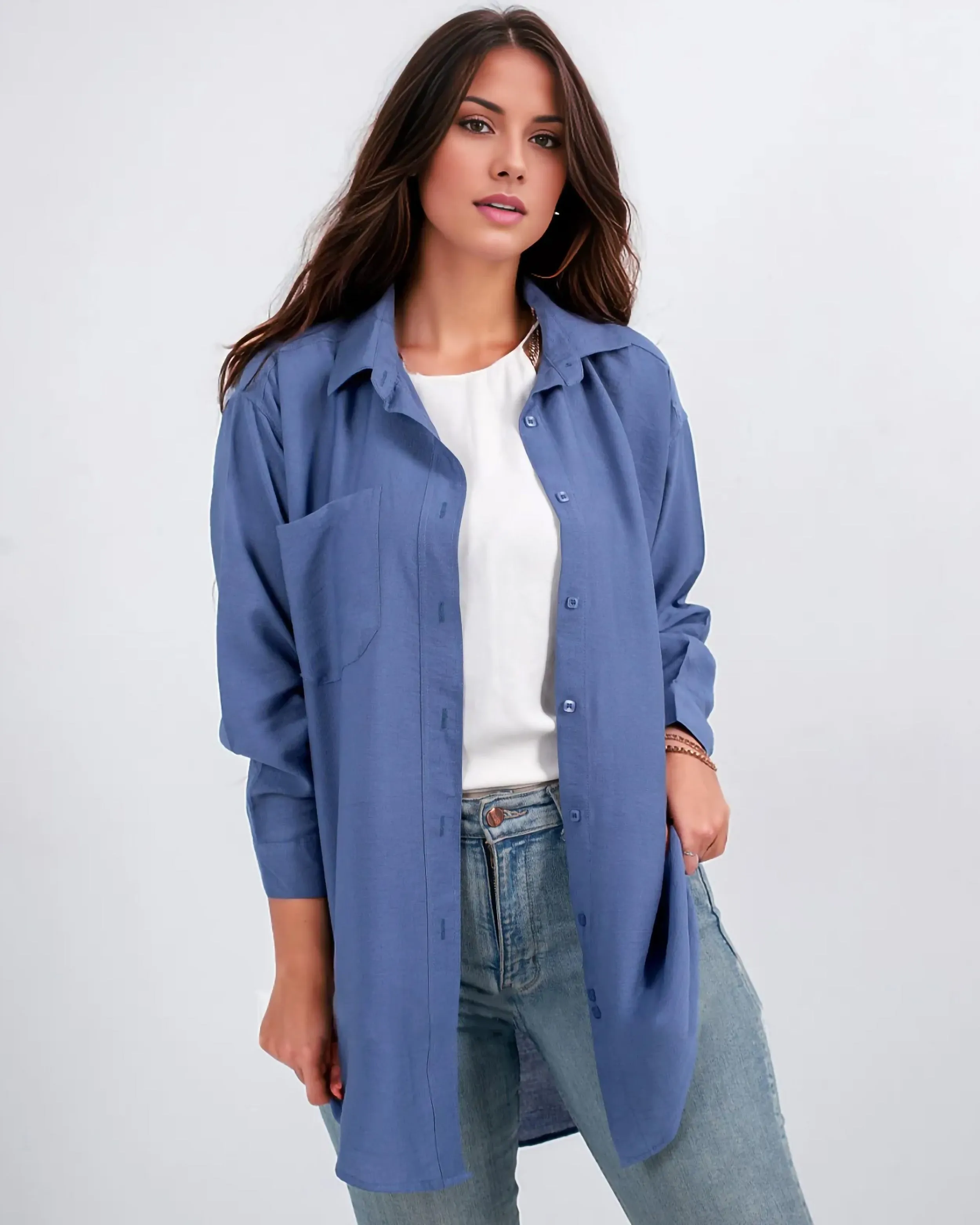 Oversized Linen Shirt
