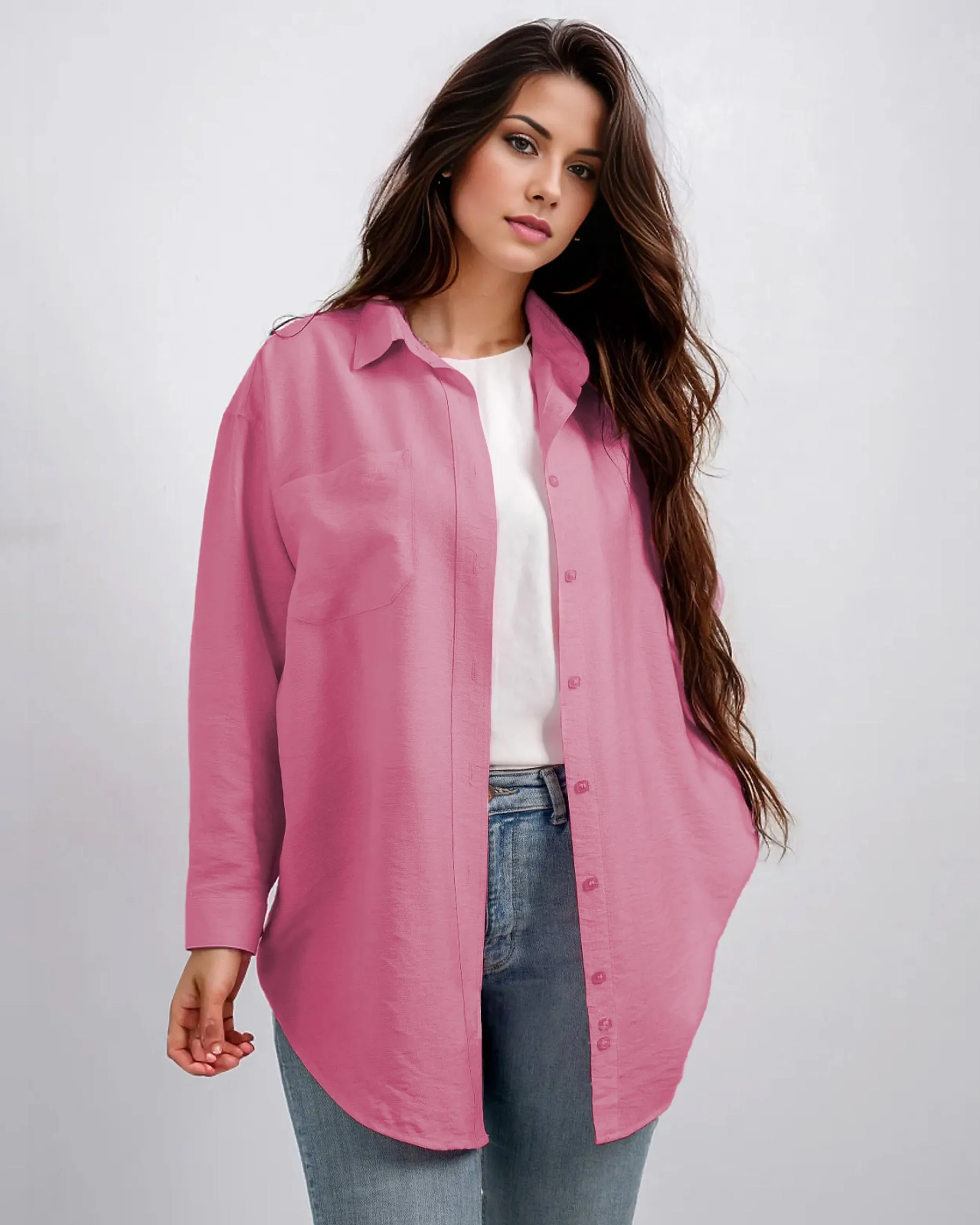 Oversized Linen Shirt