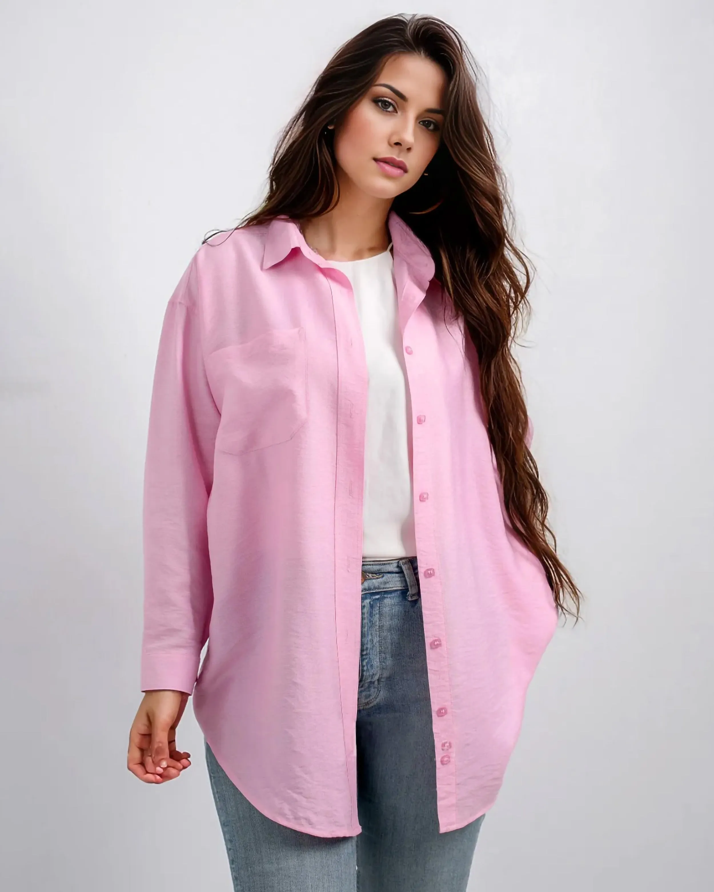 Oversized Linen Shirt