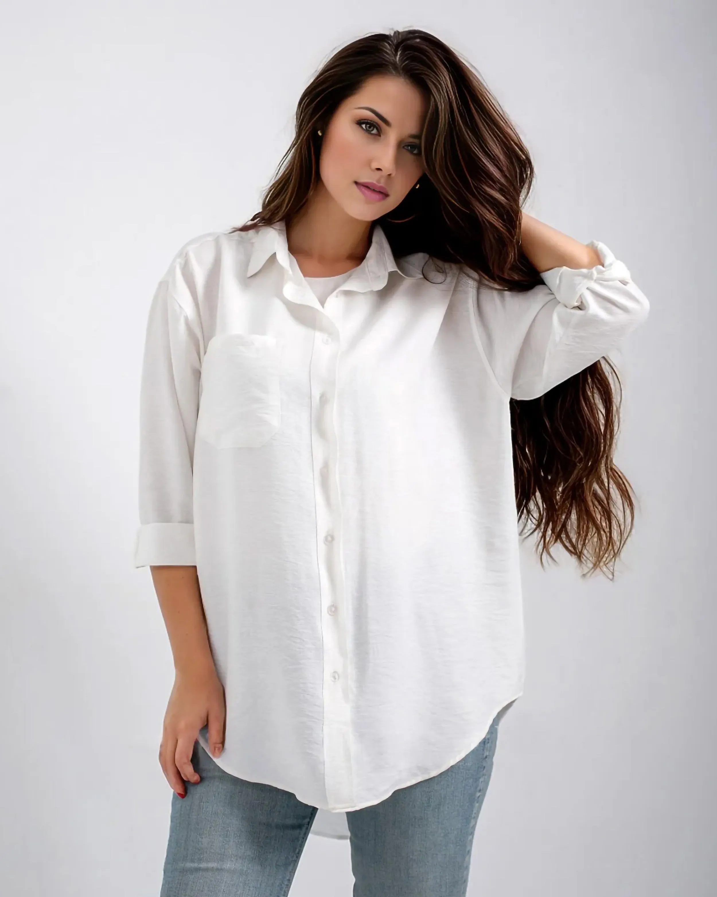 Oversized Linen Shirt