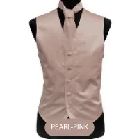 PEARL-PINK Mens Solid Vest