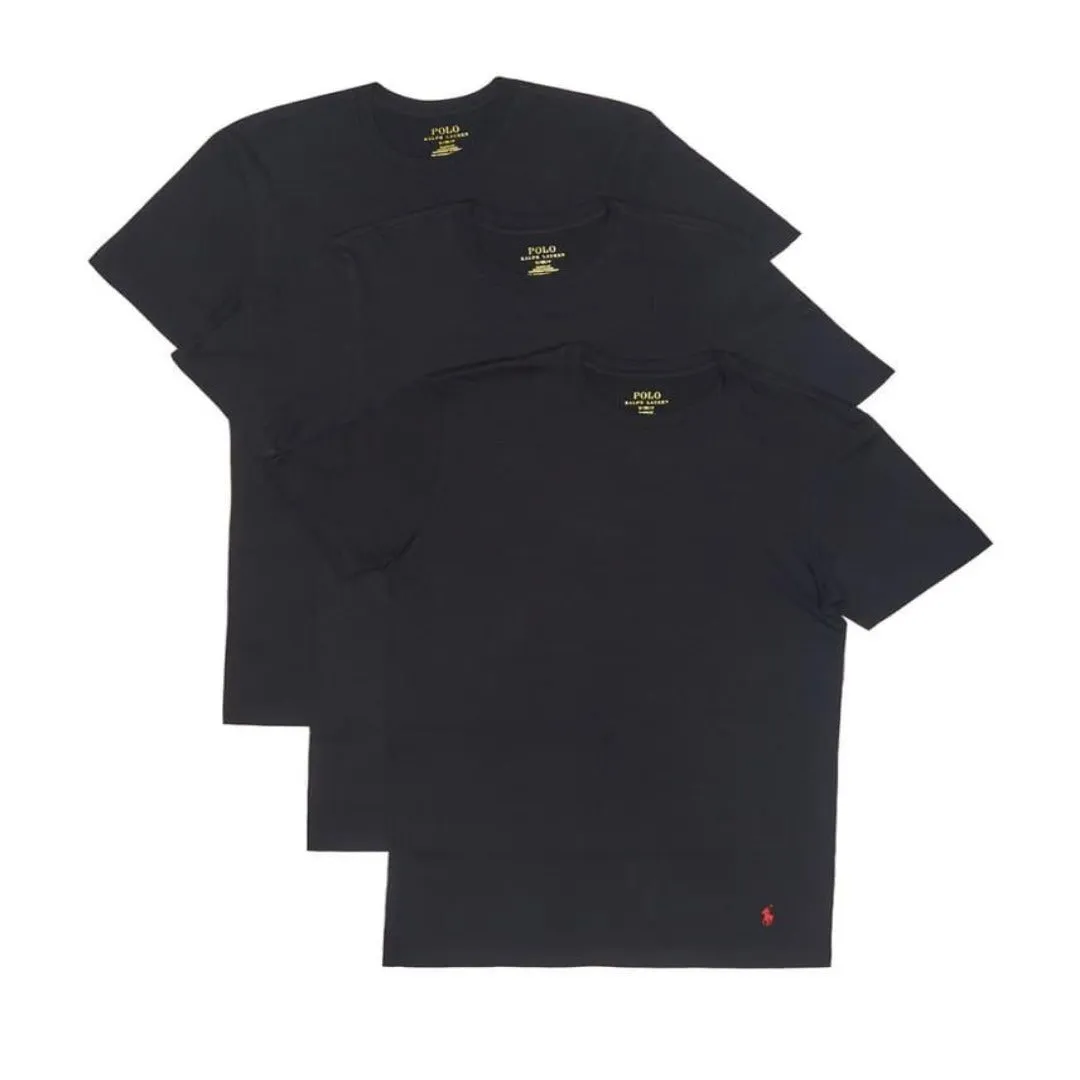 Polo Ralph Lauren SLIM FIT T-Shirt 3 PACK Men’s - BLACK