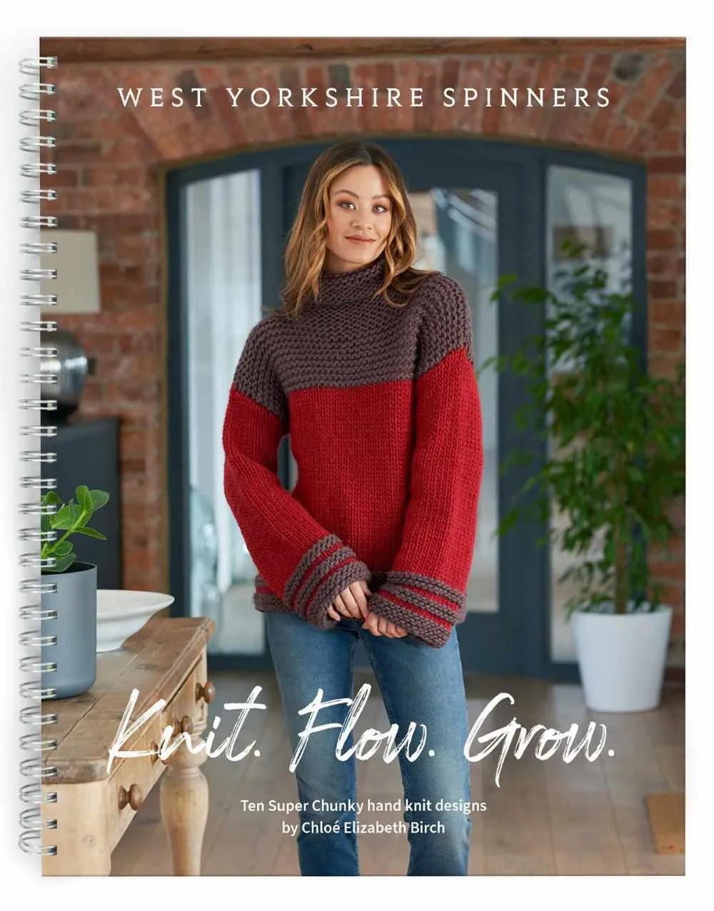 Retreat Super Chunky Roving - Knit, Flow, Grow Pattern Book