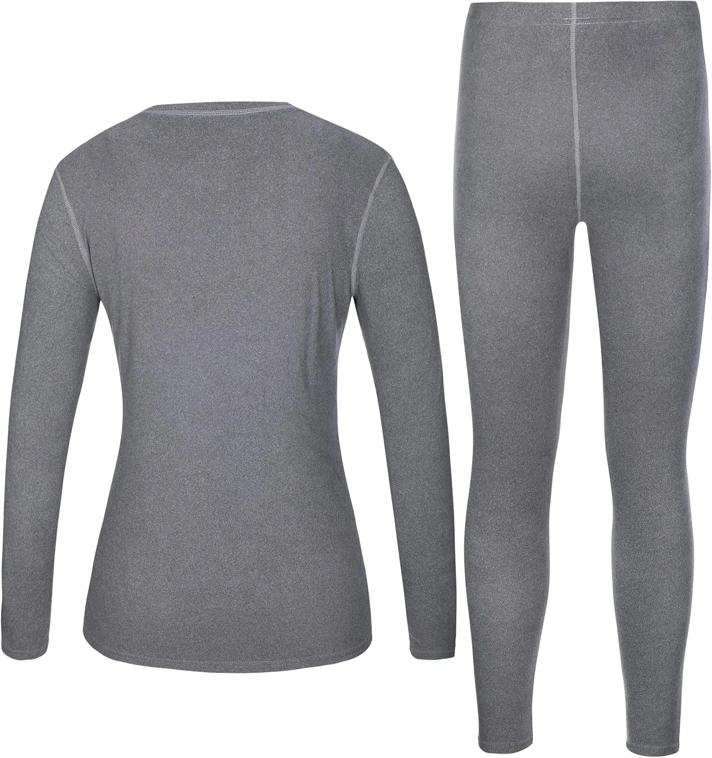 Roadbox Thermal Underwear for Women - Long Johns Fleece Lined Top & Bottom Sets Skiing Base Layer Cold Weather Winter
