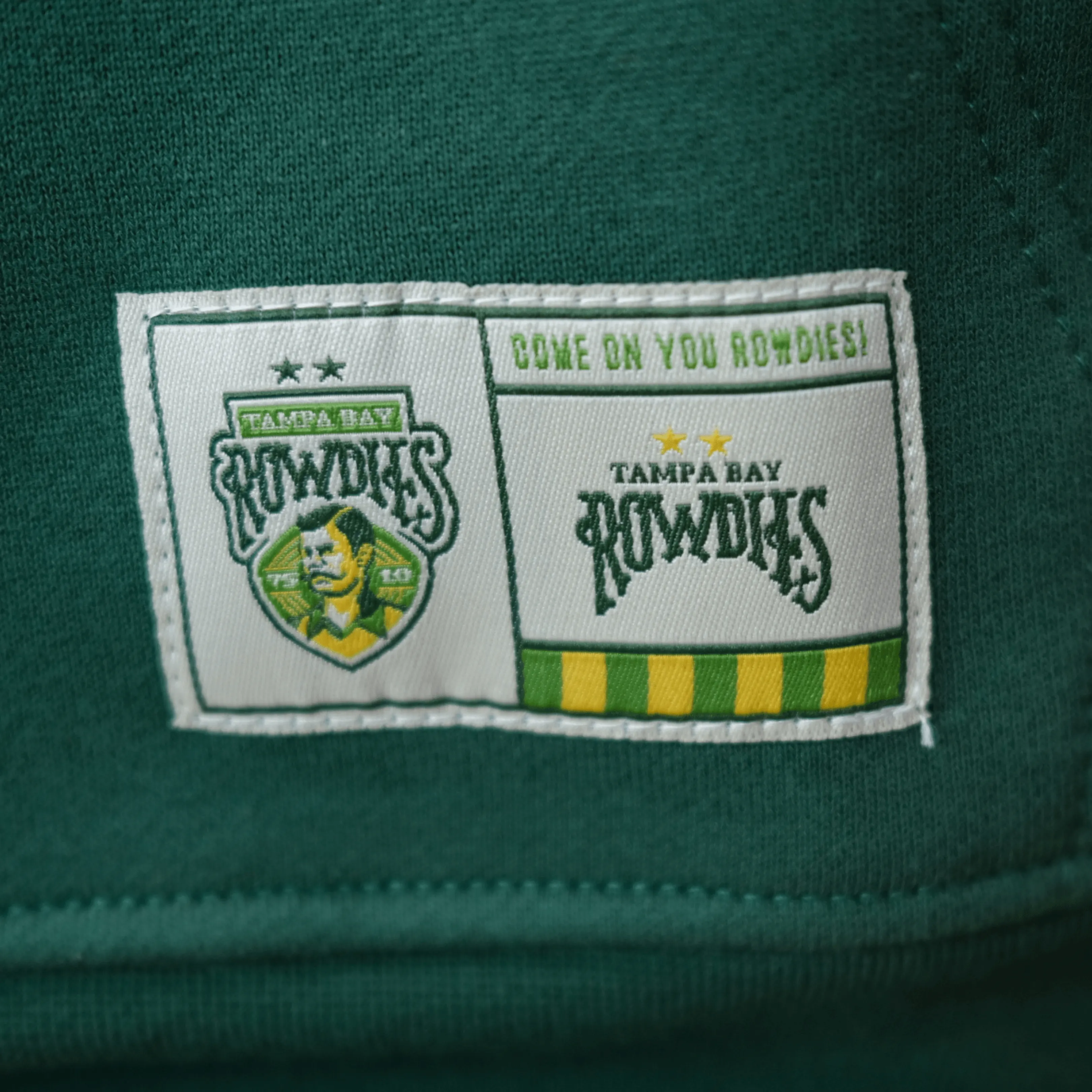 Rowdies Sport Design Sweden Green Two Star Full Zip Hoodie