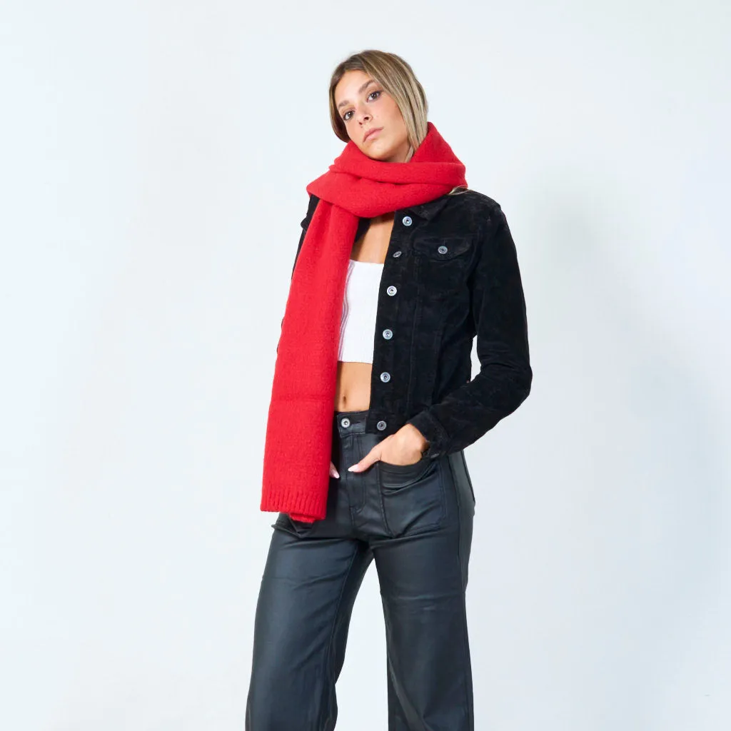 Soft knit scarf wholesale