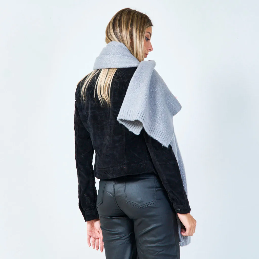 Soft knit scarf wholesale