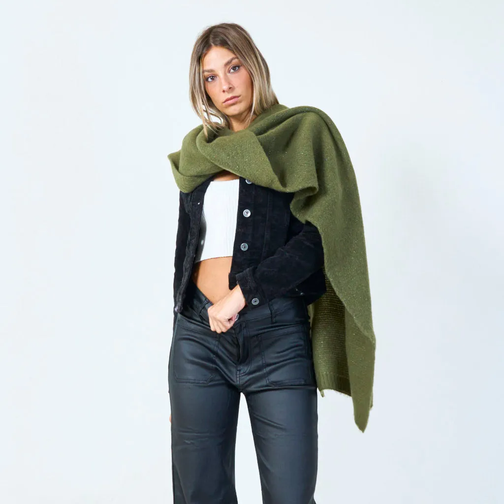 Soft knit scarf wholesale