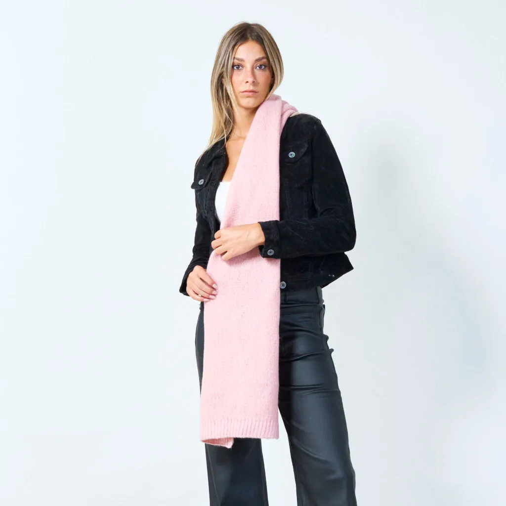 Soft knit scarf wholesale