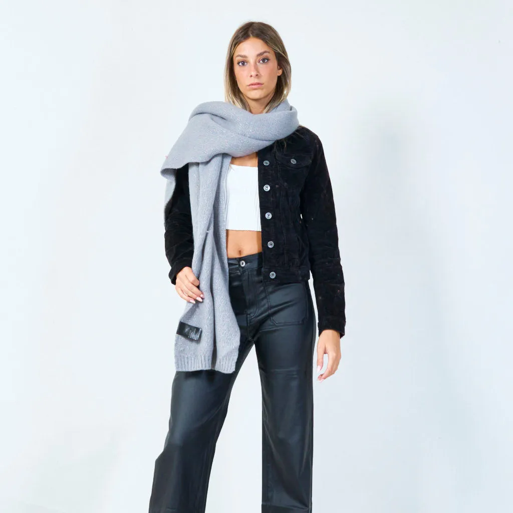 Soft knit scarf wholesale