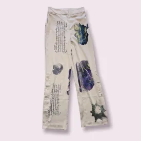 strange dunes silk pants
