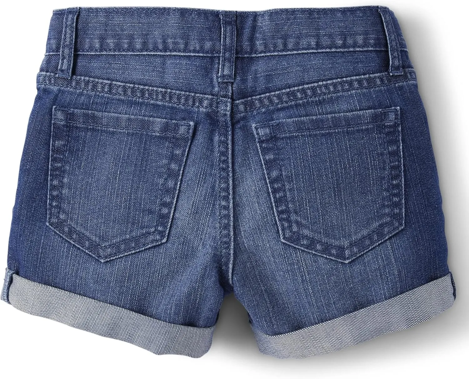 The Children's Place Girls Roll Cuff Denim Shortie