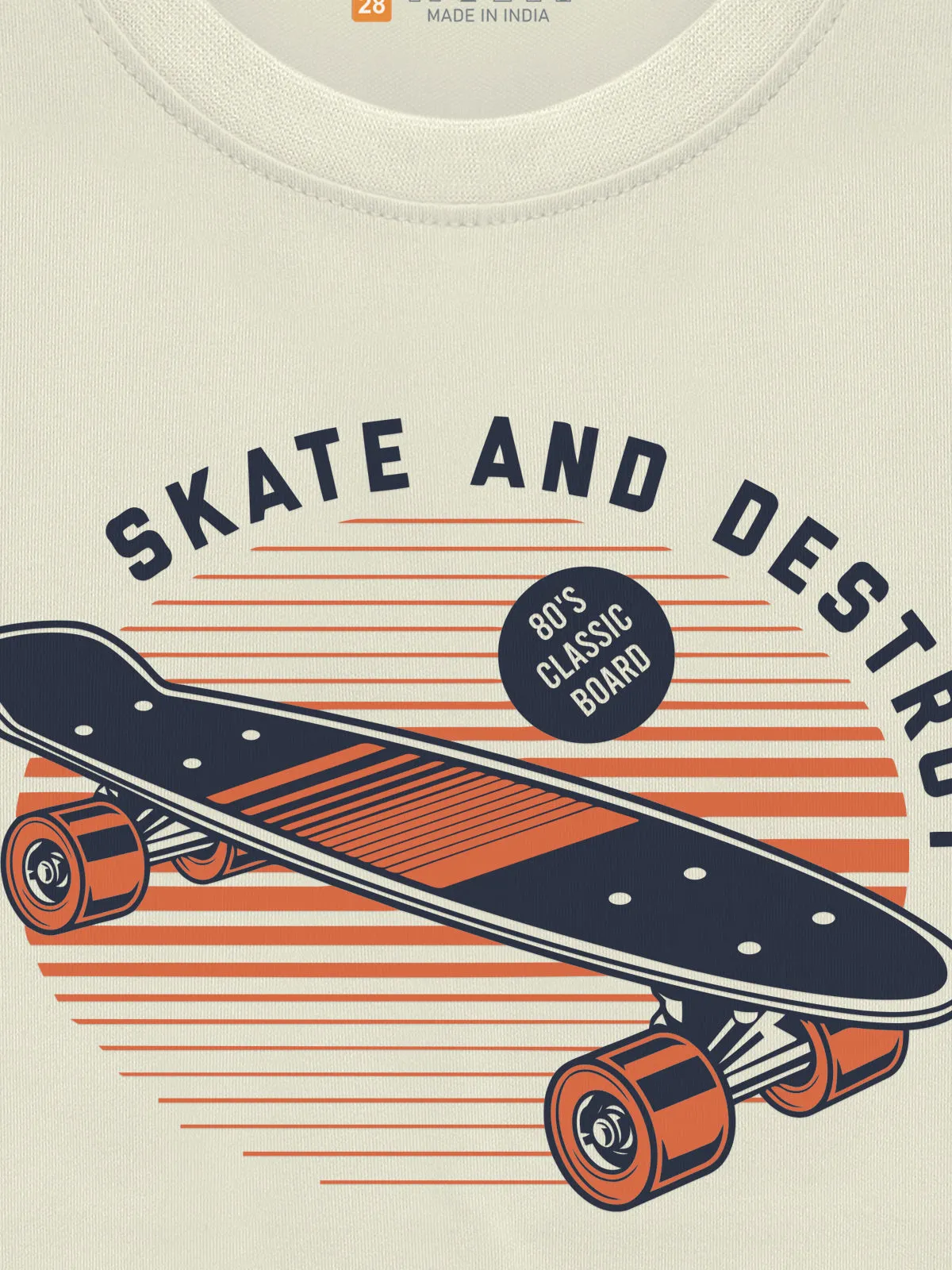 Trendy Graphic Printed Typographic Cotton Blend Crew Neck / Round Neck Half Sleeve T-shirt for Boys - Pack 2