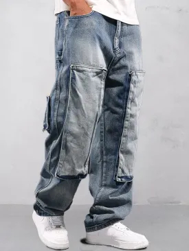 Utility Cargo Denim Jeans