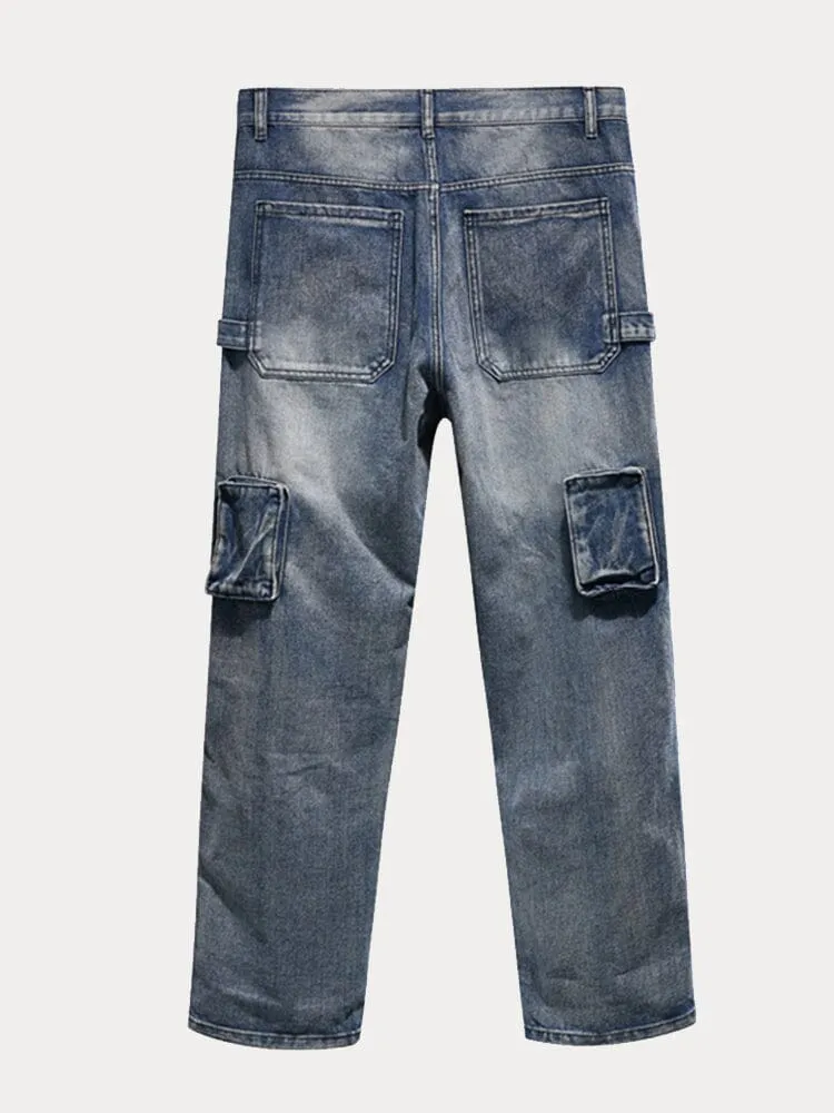 Utility Cargo Denim Jeans