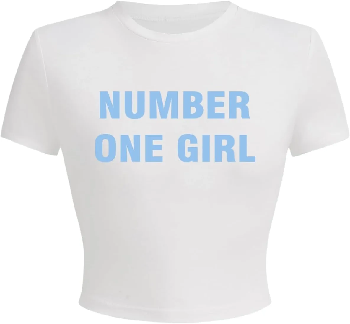 Verdusa Women's Y2K Baby Tees for Women Graphic Crop Tops 90s T-Shirt Vintage Outfit