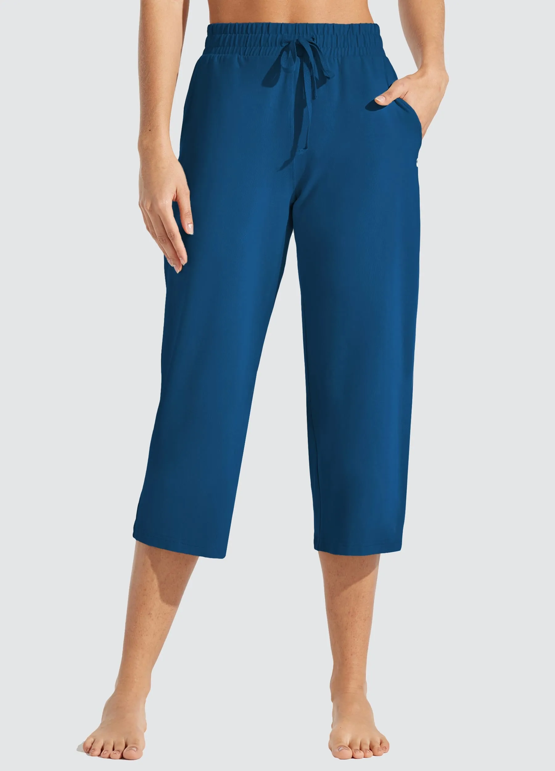 Women's Loose Yoga Capri Pants