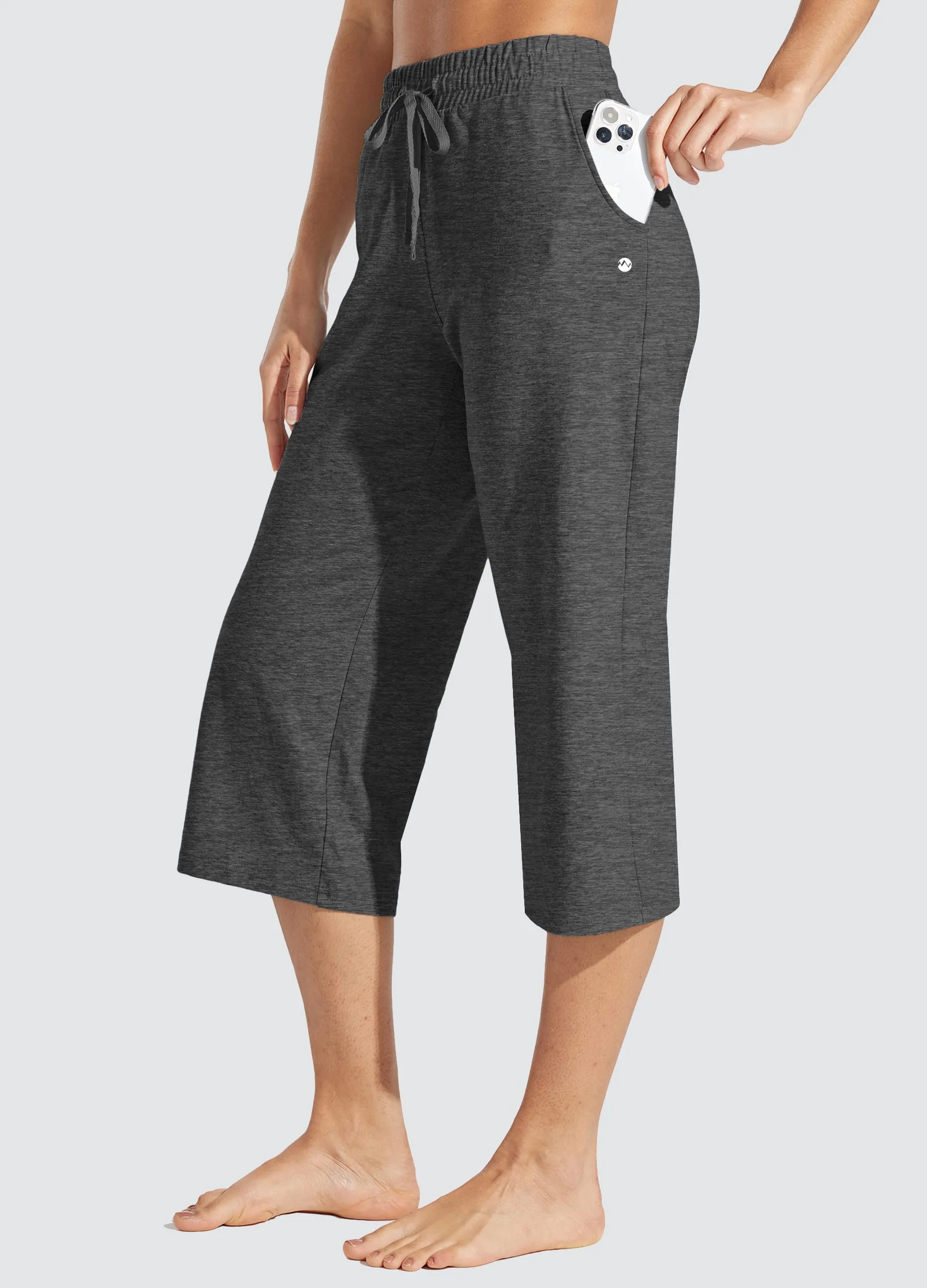 Women's Loose Yoga Capri Pants