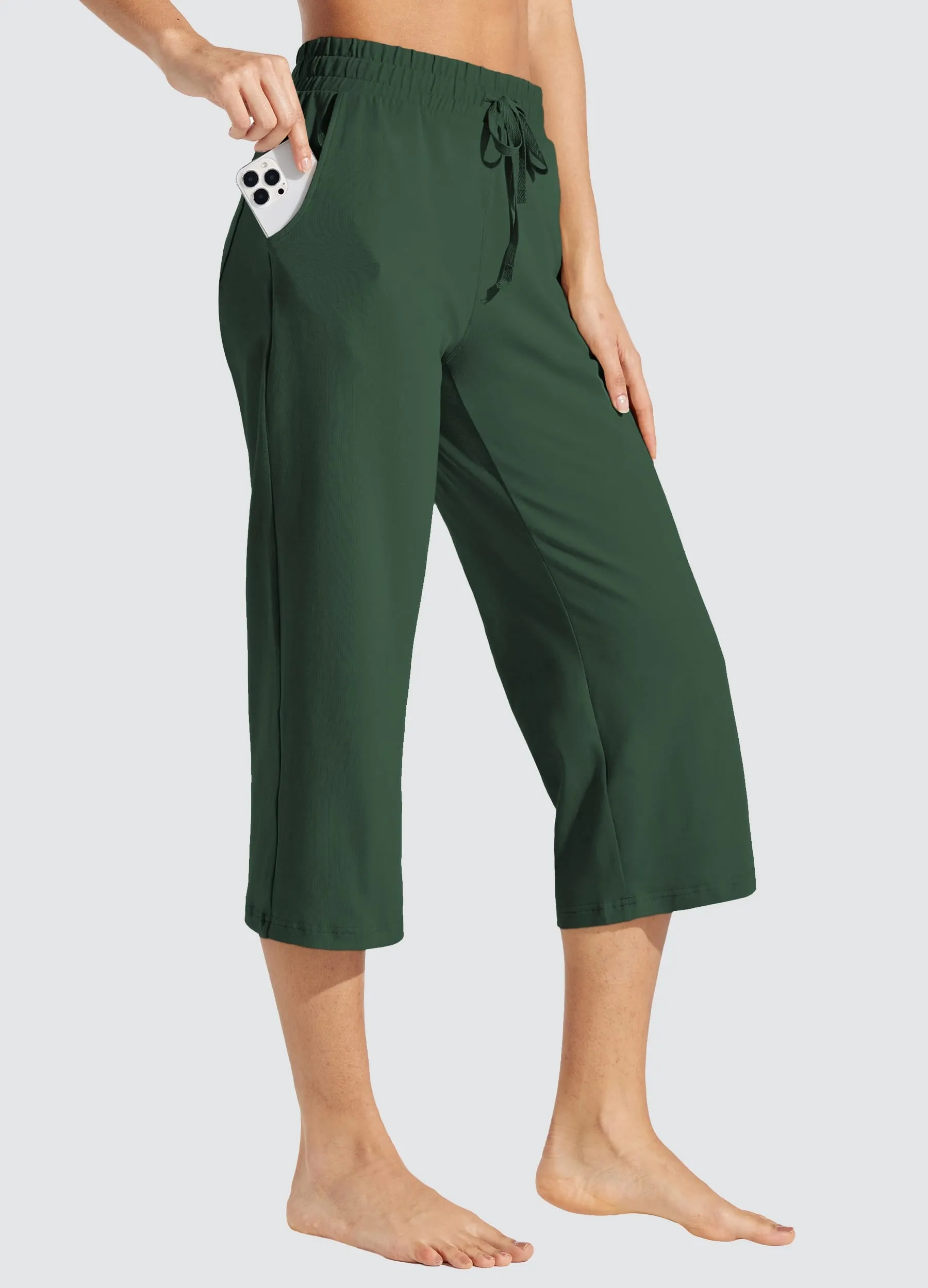 Women's Loose Yoga Capri Pants