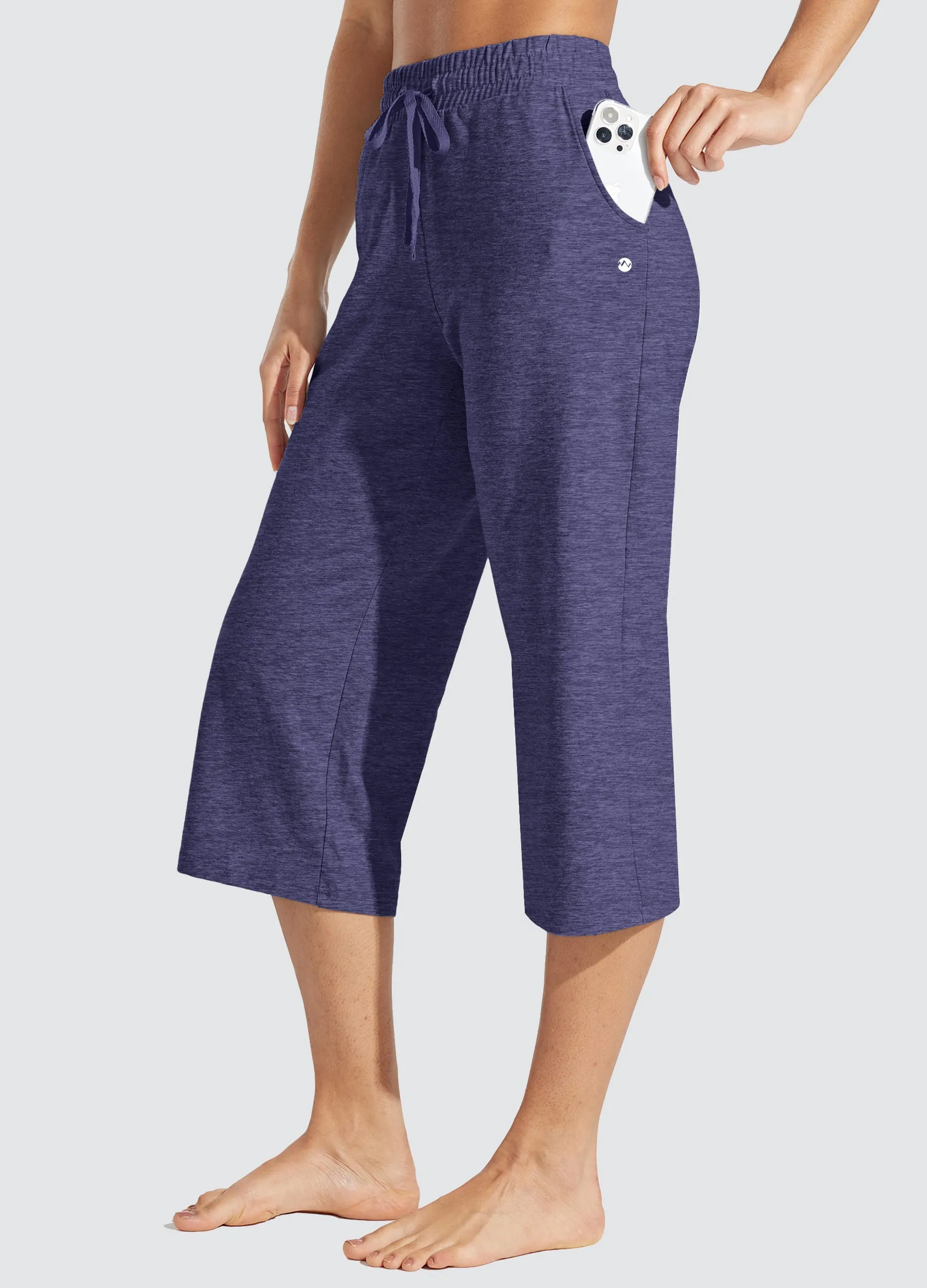 Women's Loose Yoga Capri Pants