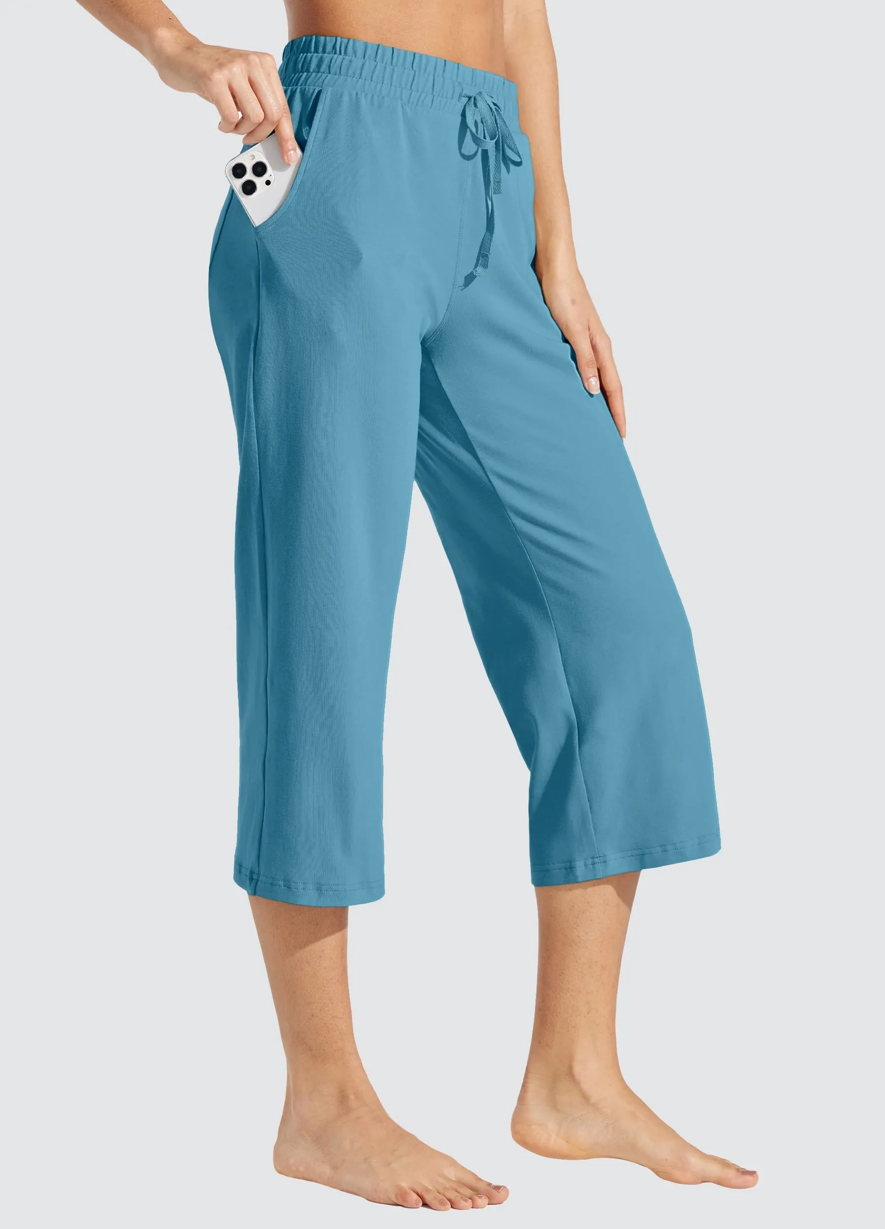 Women's Loose Yoga Capri Pants