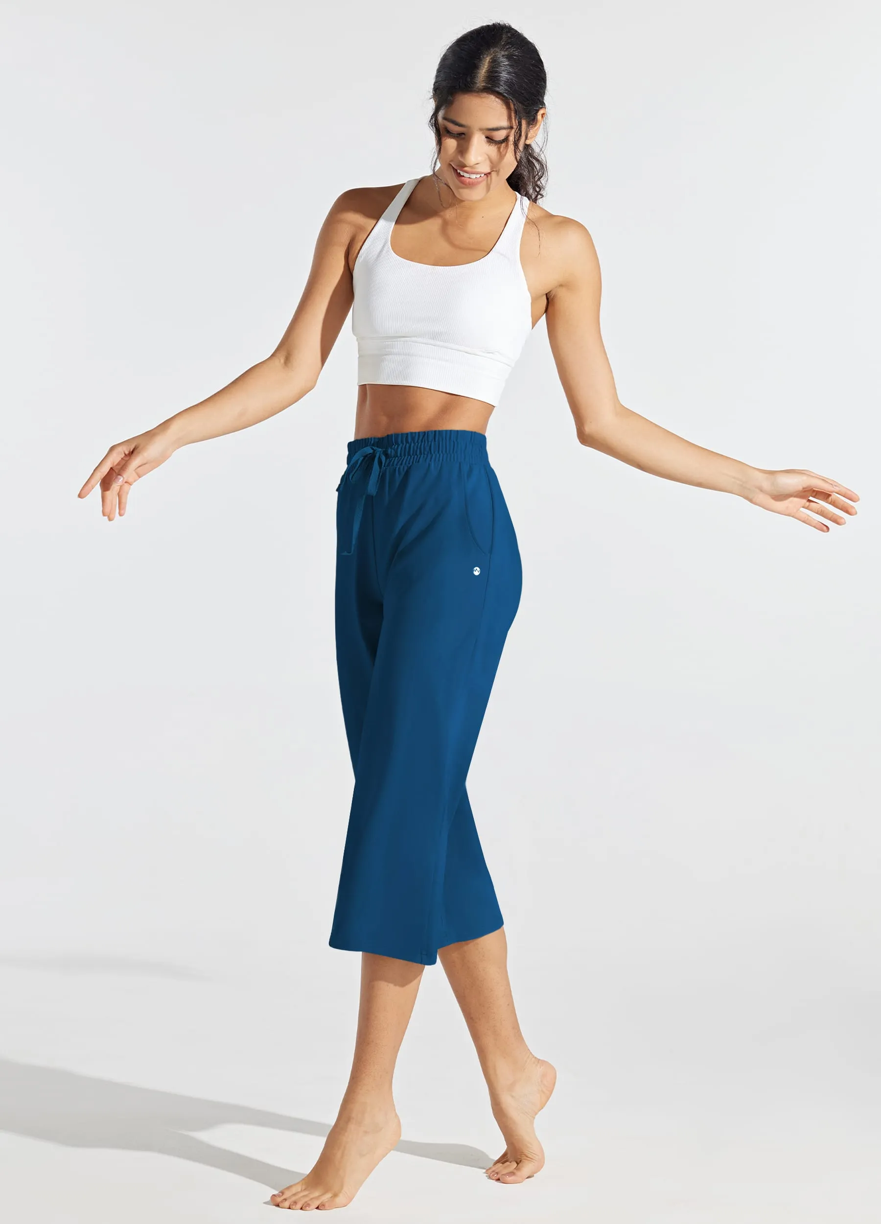Women's Loose Yoga Capri Pants