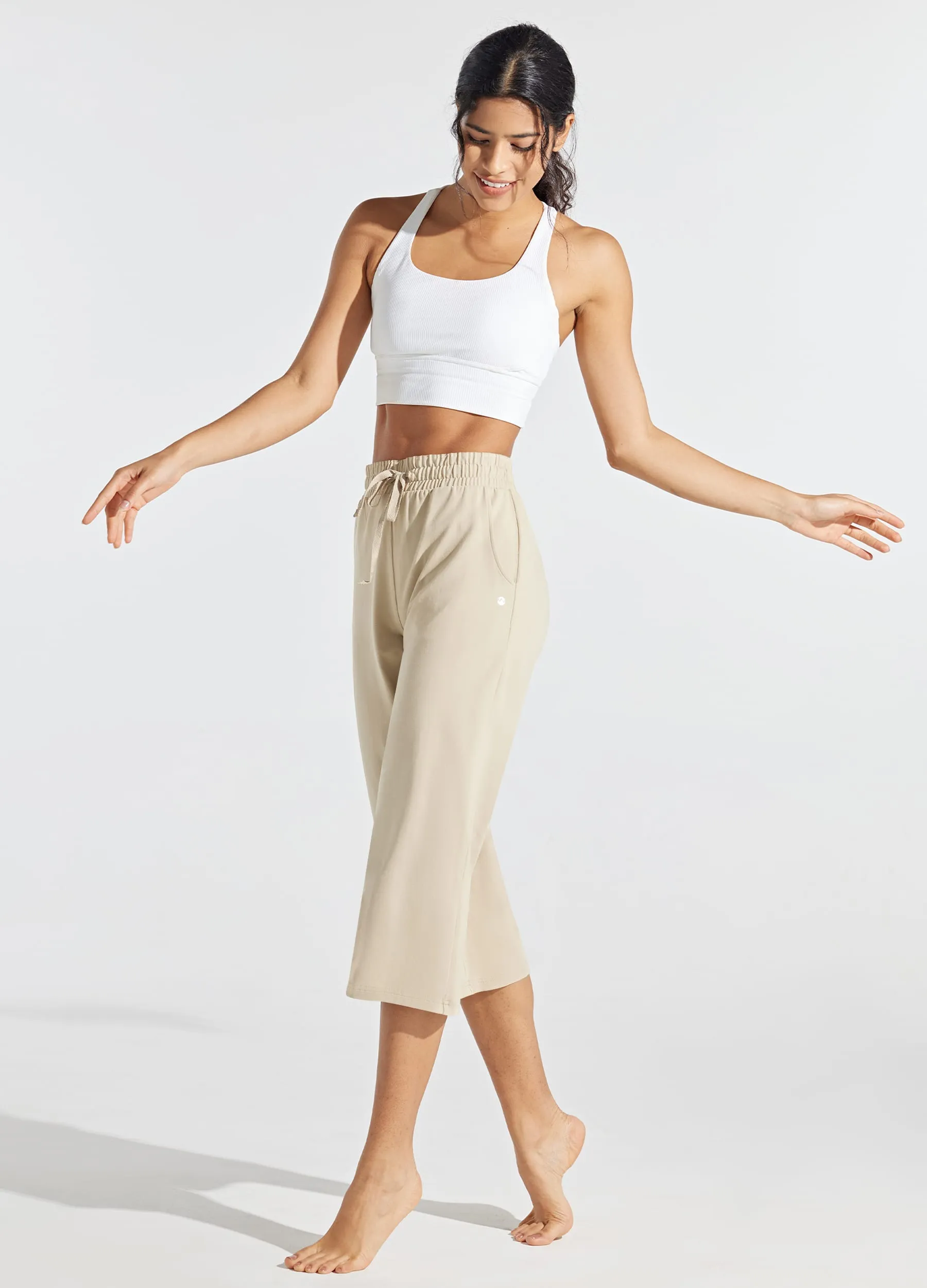 Women's Loose Yoga Capri Pants