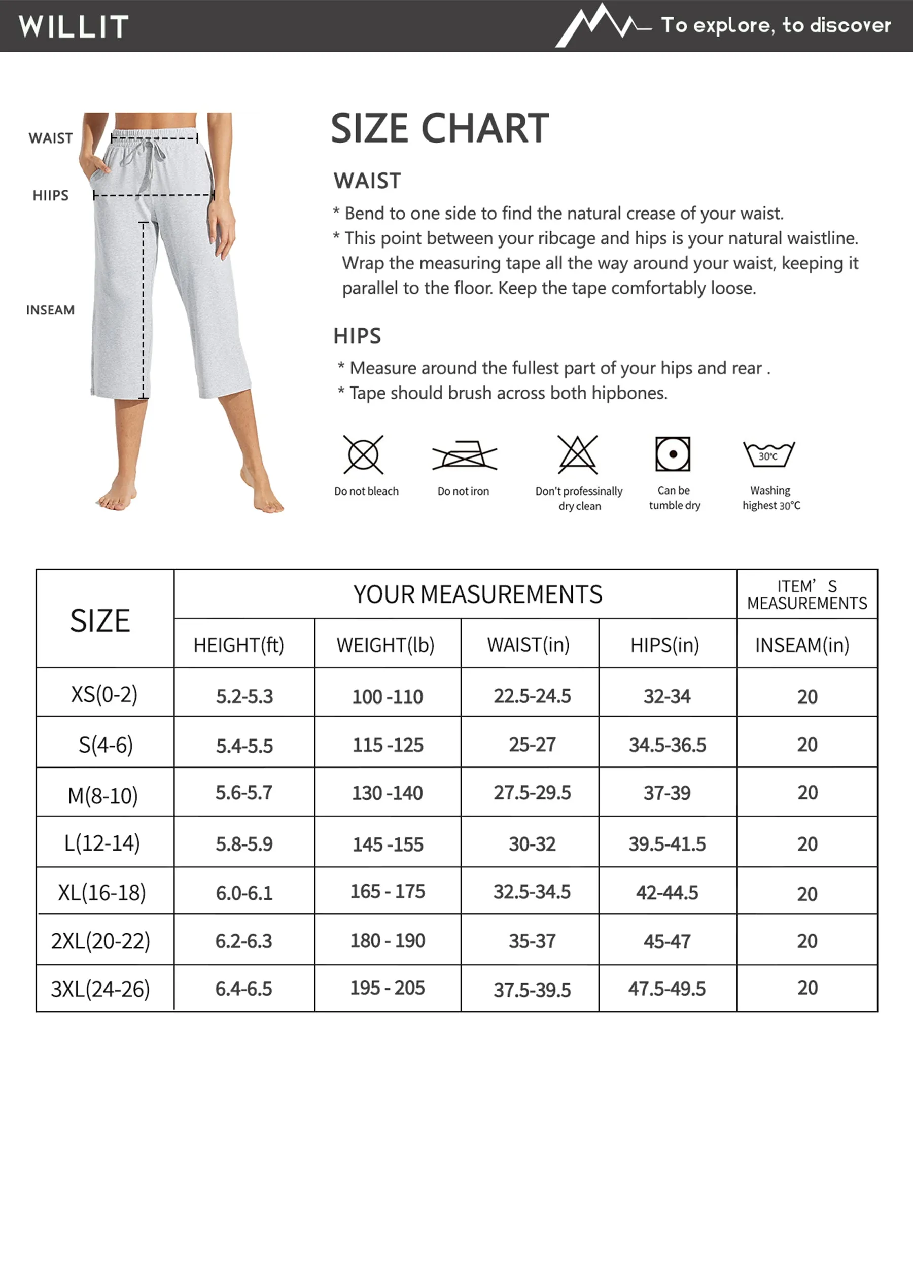 Women's Loose Yoga Capri Pants