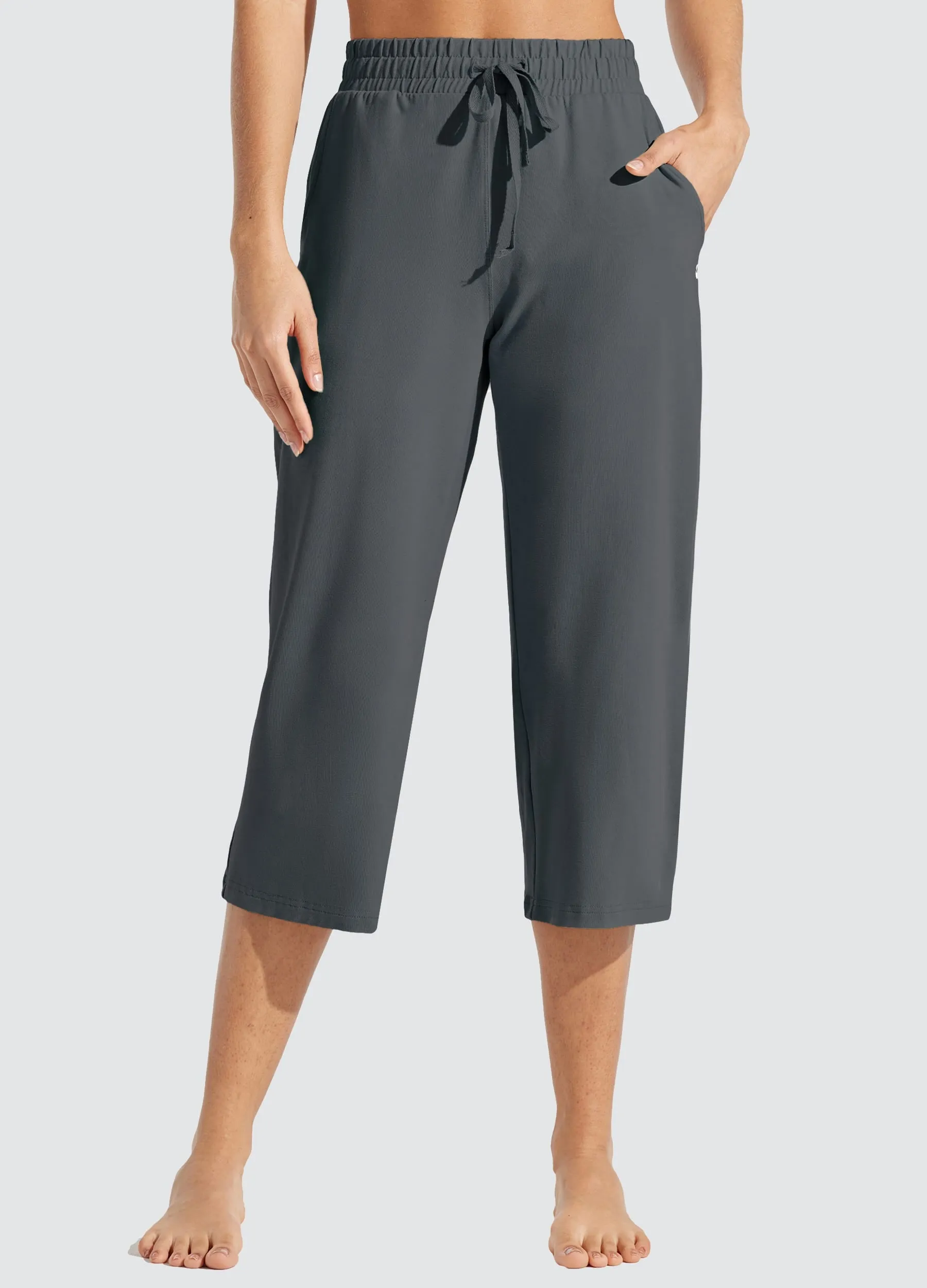 Women's Loose Yoga Capri Pants